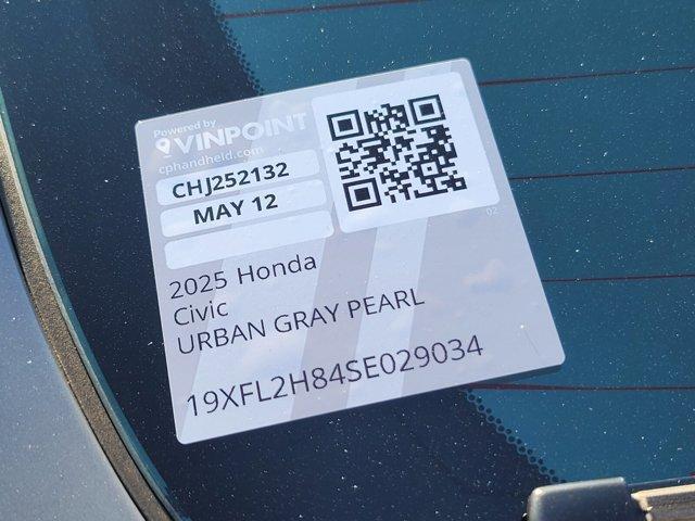 new 2025 Honda Civic car, priced at $27,743