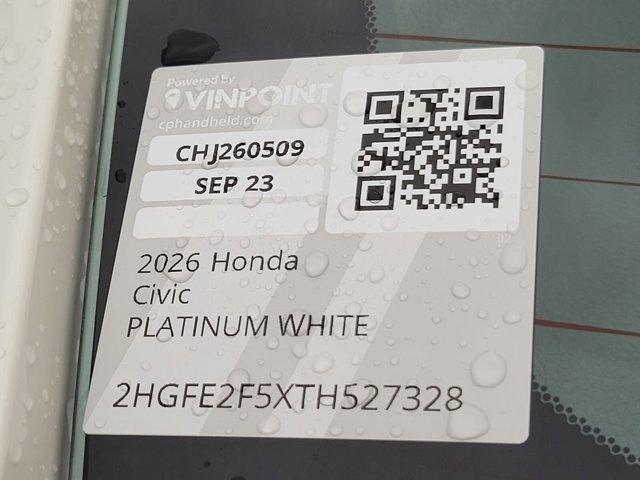 new 2026 Honda Civic car, priced at $27,970