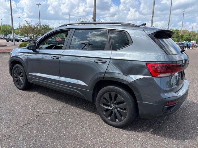 used 2023 Volkswagen Taos car, priced at $18,000