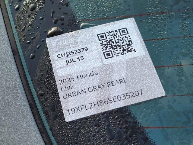 new 2025 Honda Civic car, priced at $27,744