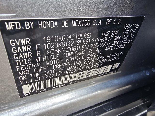 new 2026 Honda HR-V car, priced at $28,983