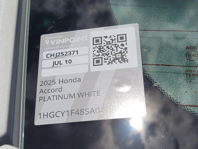 new 2025 Honda Accord car, priced at $31,701