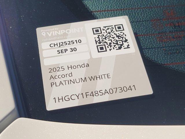 new 2025 Honda Accord car, priced at $31,746