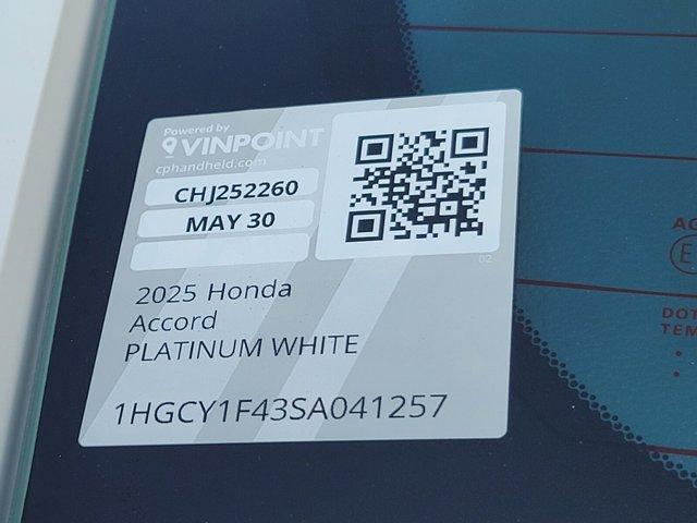 new 2025 Honda Accord car, priced at $31,701