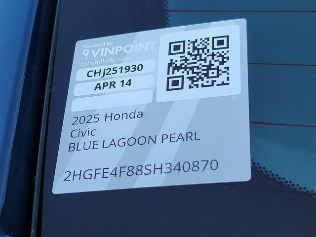 new 2025 Honda Civic Hybrid car, priced at $31,565