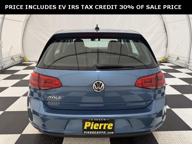 used 2016 Volkswagen e-Golf car, priced at $8,376