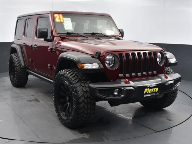 used 2021 Jeep Wrangler Unlimited car, priced at $32,953