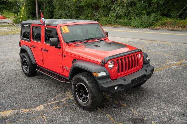 used 2018 Jeep Wrangler Unlimited car, priced at $25,445