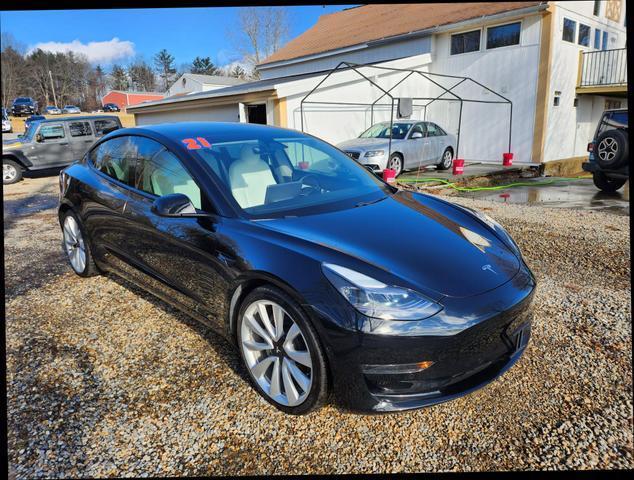 used 2021 Tesla Model 3 car, priced at $25,495