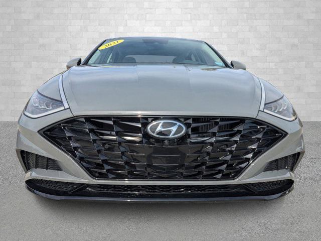 used 2021 Hyundai Sonata car, priced at $24,572