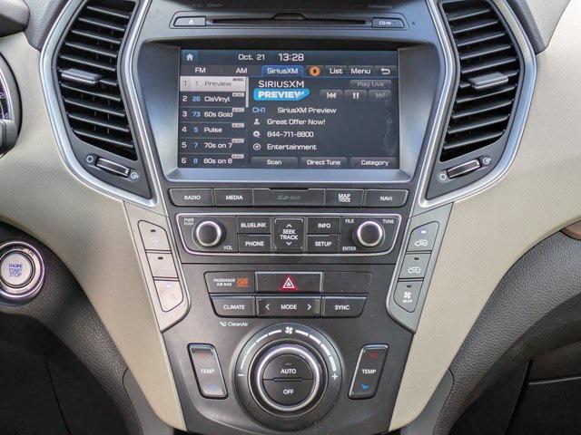 used 2017 Hyundai Santa Fe car, priced at $18,660