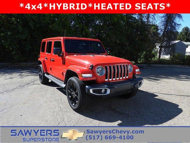 used 2021 Jeep Wrangler Unlimited 4xe car, priced at $31,881