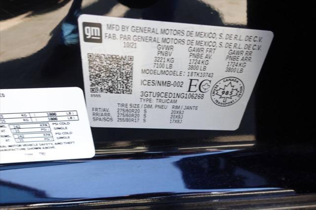 used 2022 GMC Sierra 1500 car, priced at $39,745
