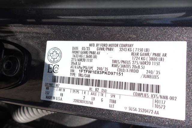 used 2023 Ford F-150 car, priced at $43,995