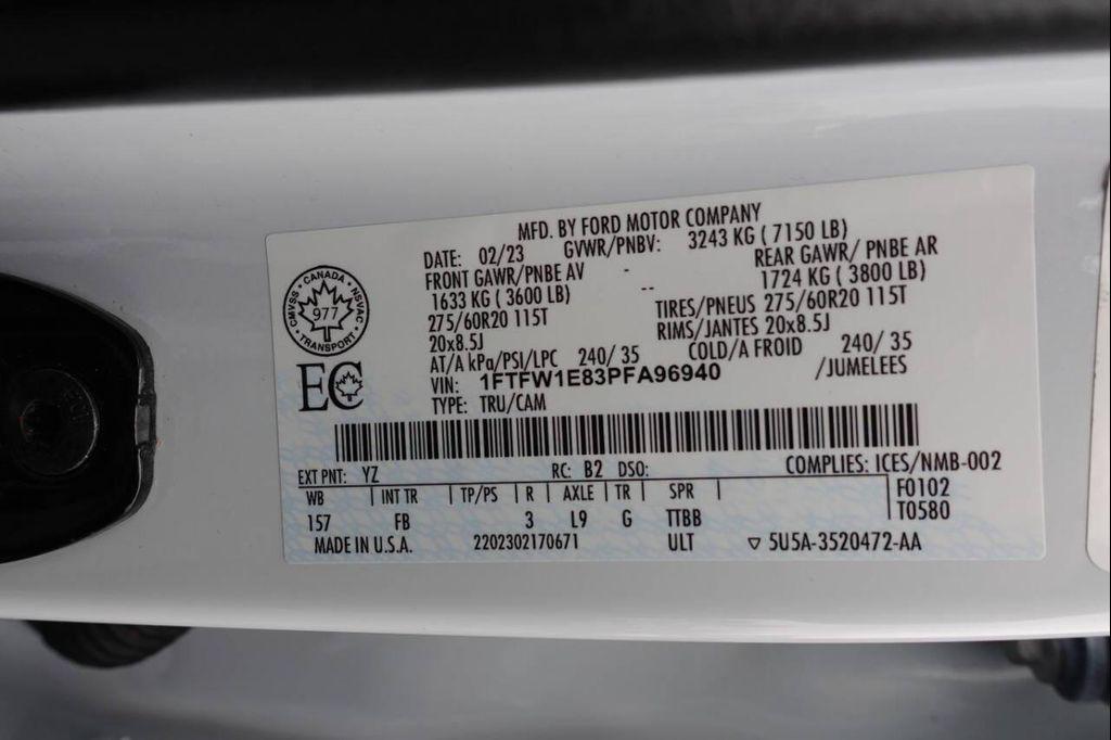 used 2023 Ford F-150 car, priced at $40,995