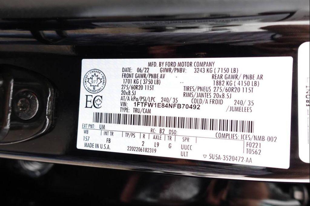 used 2022 Ford F-150 car, priced at $38,775