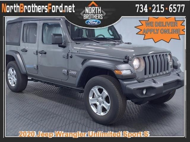 used 2020 Jeep Wrangler Unlimited car, priced at $29,988