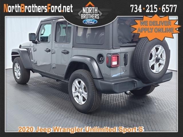 used 2020 Jeep Wrangler Unlimited car, priced at $29,988