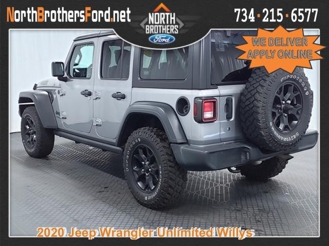 used 2020 Jeep Wrangler Unlimited car, priced at $26,988