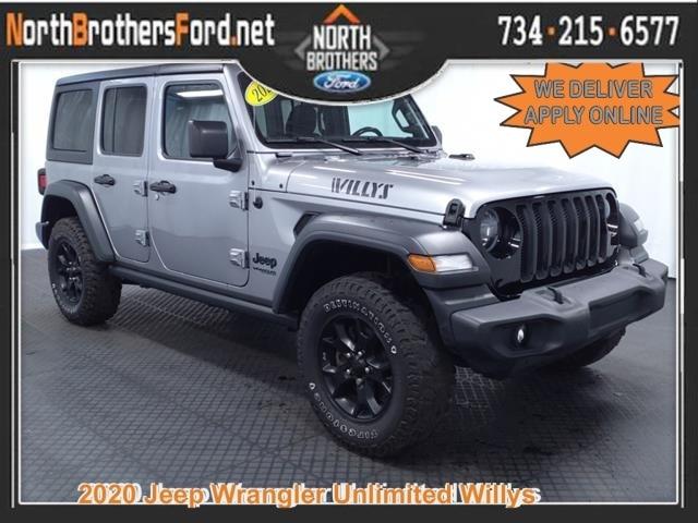 used 2020 Jeep Wrangler Unlimited car, priced at $26,988