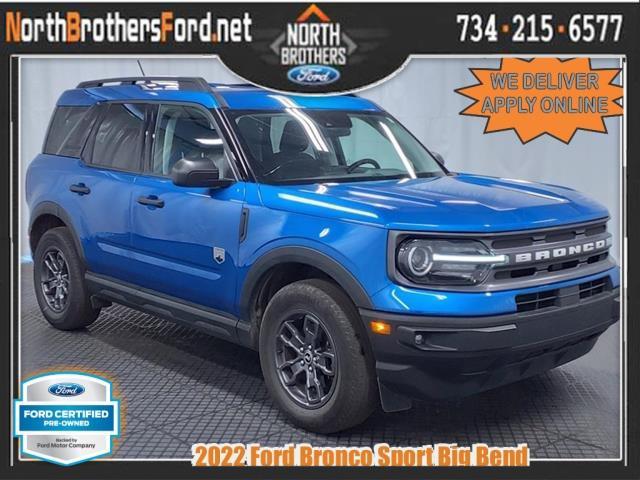used 2022 Ford Bronco Sport car, priced at $22,998