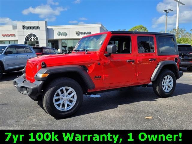 used 2023 Jeep Wrangler car, priced at $33,600