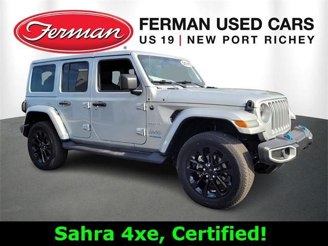 used 2022 Jeep Wrangler Unlimited 4xe car, priced at $44,700