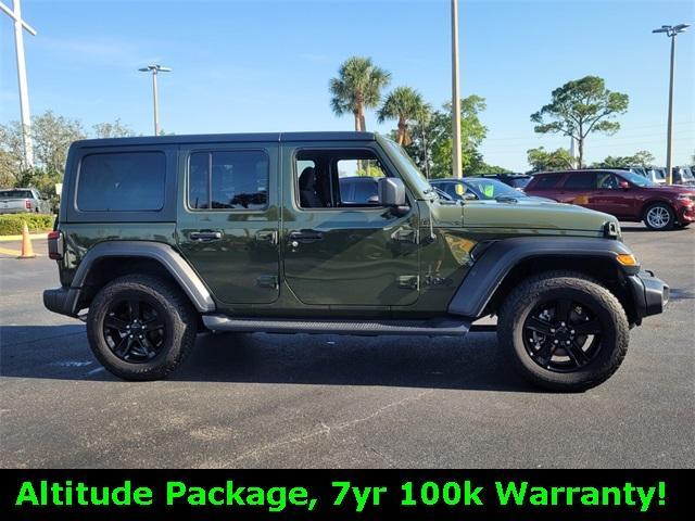 used 2021 Jeep Wrangler Unlimited car, priced at $38,888
