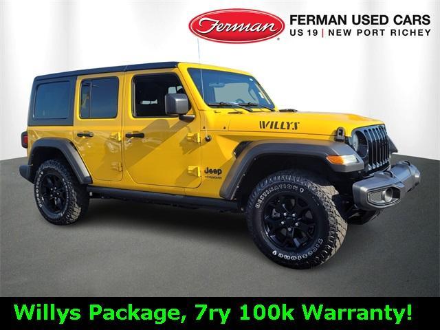 used 2021 Jeep Wrangler Unlimited car, priced at $30,777