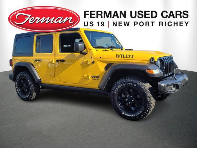 used 2021 Jeep Wrangler Unlimited car, priced at $32,900