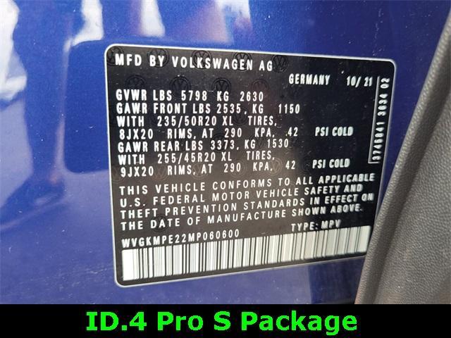 used 2021 Volkswagen ID.4 car, priced at $21,588