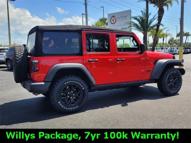 used 2021 Jeep Wrangler Unlimited car, priced at $31,900