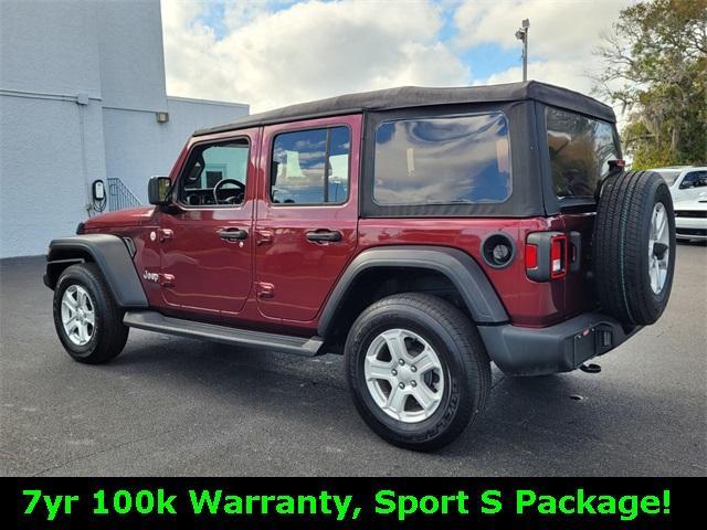 used 2021 Jeep Wrangler Unlimited car, priced at $31,000