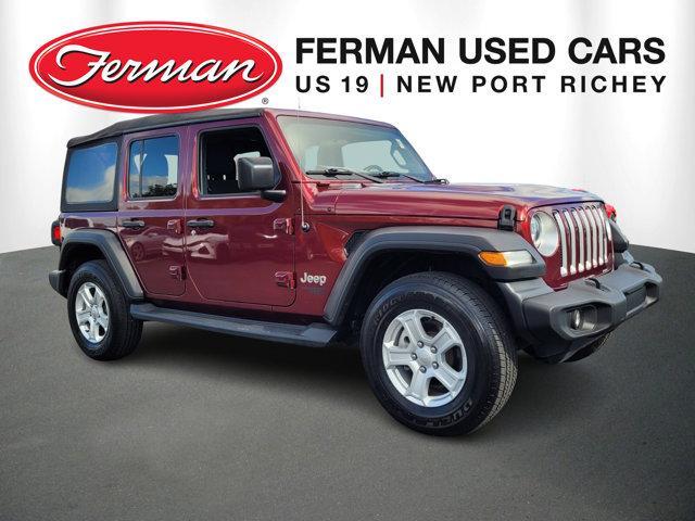 used 2021 Jeep Wrangler Unlimited car, priced at $32,250