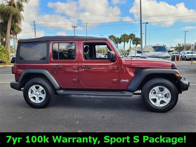 used 2021 Jeep Wrangler Unlimited car, priced at $31,000