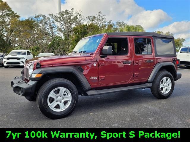 used 2021 Jeep Wrangler Unlimited car, priced at $31,000