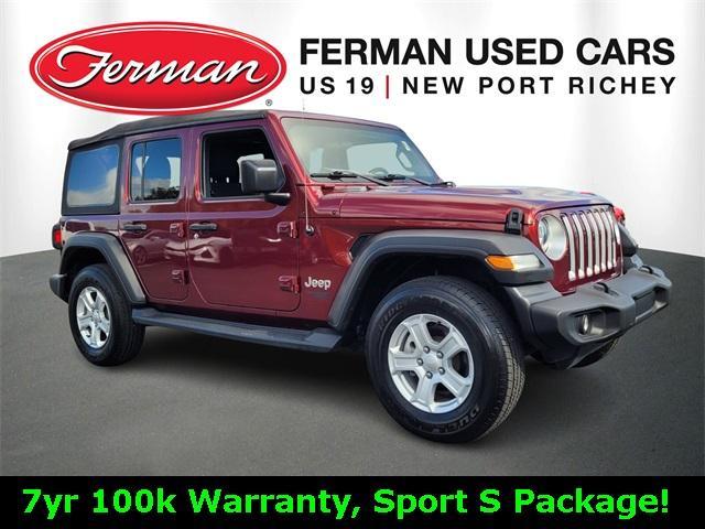 used 2021 Jeep Wrangler Unlimited car, priced at $31,900