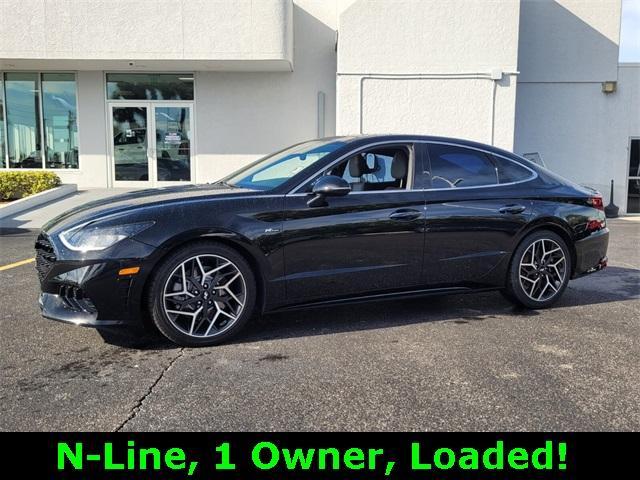 used 2021 Hyundai Sonata car, priced at $22,444