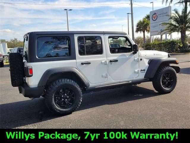 used 2021 Jeep Wrangler Unlimited car, priced at $34,250