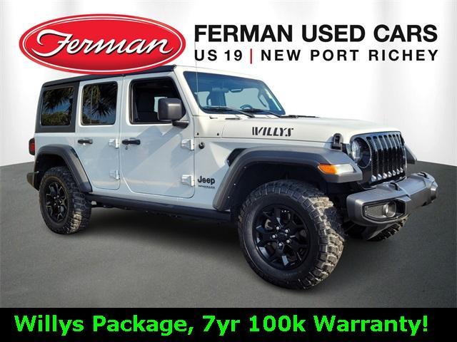 used 2021 Jeep Wrangler Unlimited car, priced at $34,250