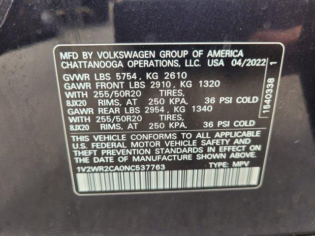 used 2022 Volkswagen Atlas car, priced at $23,888