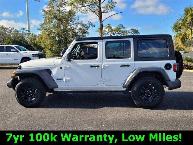 used 2023 Jeep Wrangler car, priced at $34,700