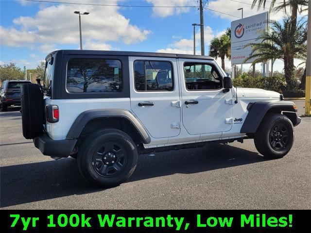 used 2023 Jeep Wrangler car, priced at $34,700