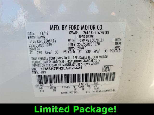 used 2020 Ford Explorer car, priced at $22,999