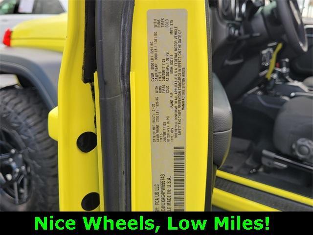 used 2023 Jeep Wrangler car, priced at $29,700