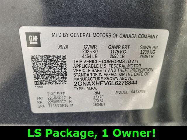 used 2020 Chevrolet Equinox car, priced at $15,888