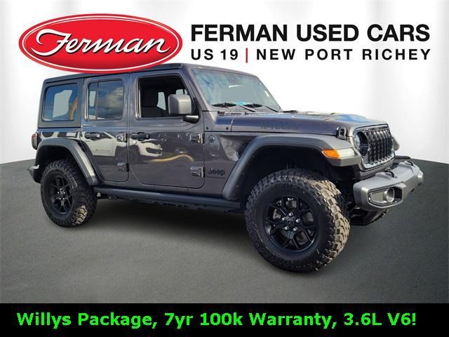 used 2024 Jeep Wrangler car, priced at $42,999