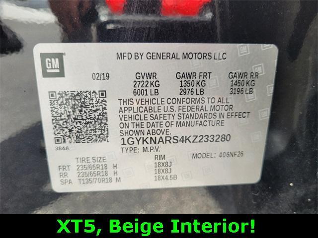 used 2019 Cadillac XT5 car, priced at $20,988