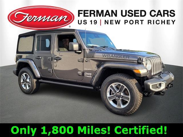 used 2021 Jeep Wrangler Unlimited car, priced at $37,800