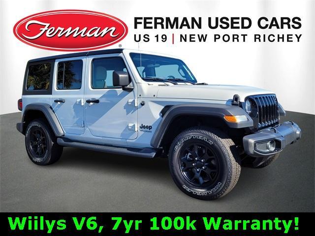 used 2021 Jeep Wrangler Unlimited car, priced at $28,999